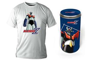 T-SHIRT MAZINGER Z FIGURE WHITE BOY DLX  /  TAGLIA L