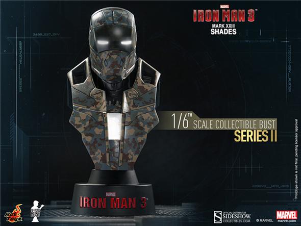 1/6 HOT TOYS - IRON MAN COLL BUST MARK 23 SHADES