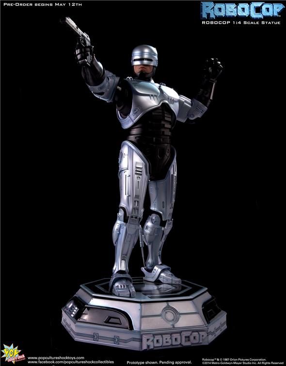 1/4 ROBOCOP STATUE