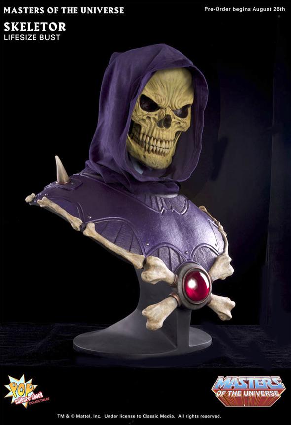 1/1 MASTERS OF THE UNIVERSE: SKELETOR LIFE SIZE BUST