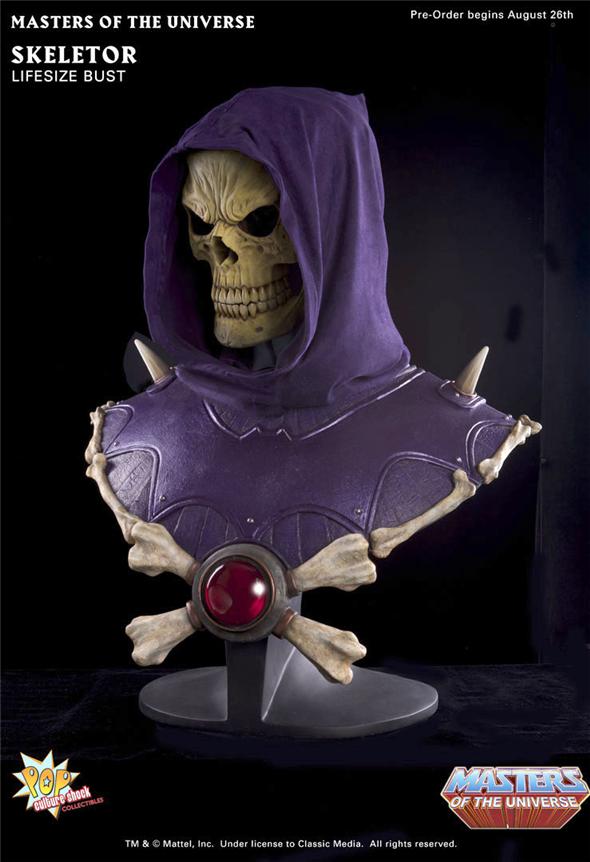 1/1 MASTERS OF THE UNIVERSE: SKELETOR LIFE SIZE BUST