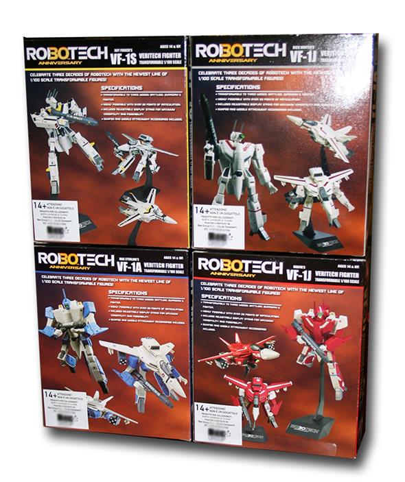 1/100 ROBOTECH 30TH ANNIVERSARY - TRASFORMABLES SERIES 1