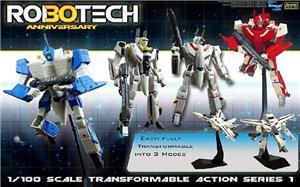 1/100 ROBOTECH 30TH ANNIVERSARY - TRASFORMABLES SERIES 1