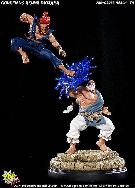 1/4 STREET FIGHTER: GOUKEN VS AKUMA DIORAMA