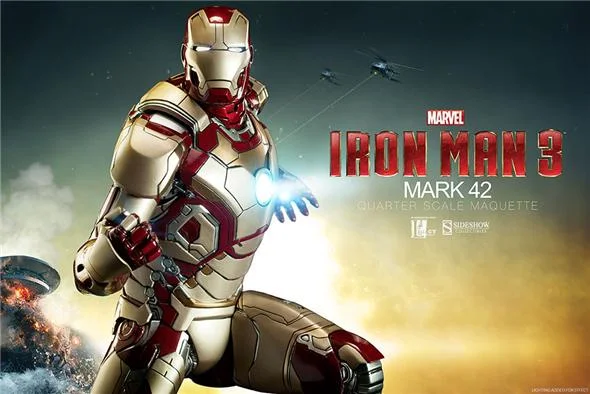 1/4 SIDESHOW MAQUETTE IRON MAN MARK 42
