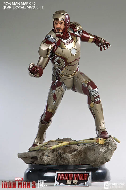 1/4 SIDESHOW MAQUETTE IRON MAN MARK 42