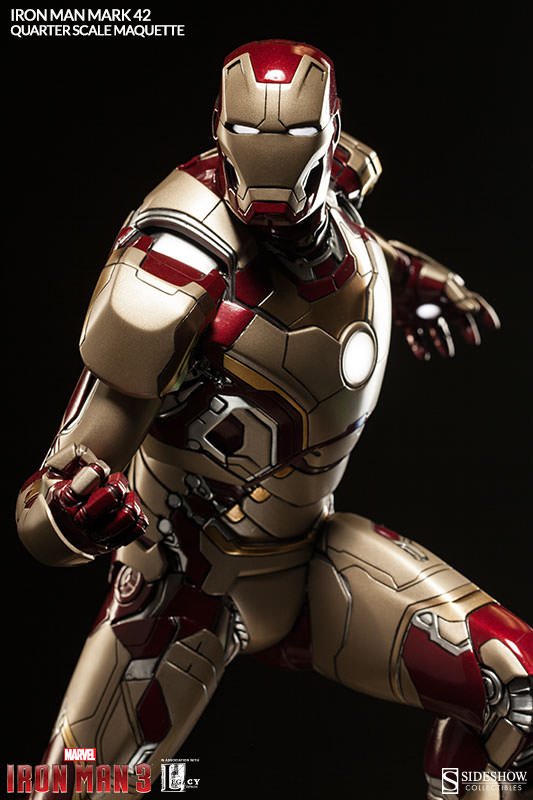 1/4 SIDESHOW MAQUETTE IRON MAN MARK 42