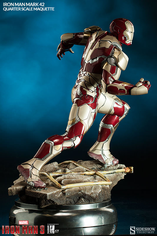1/4 SIDESHOW MAQUETTE IRON MAN MARK 42
