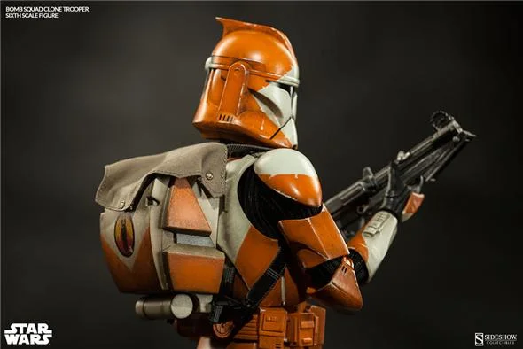 1/6 SIDESHOW TOYS - BOMB SQUAD CLONE TROOPER