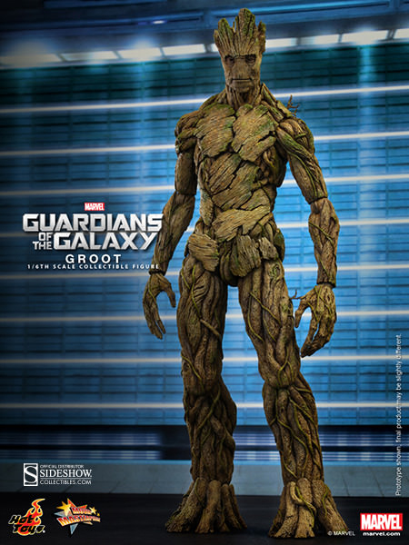 1/6 HOT TOYS - GUARDIANI DELLA GALASSIA - GROOT