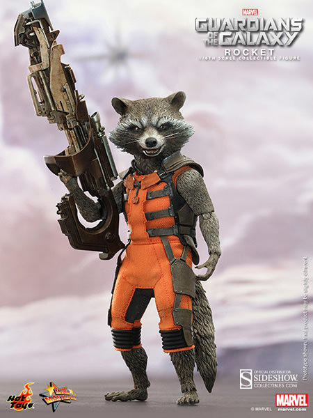 1/6 HOT TOYS - GUARDIANI DELLA GALASSIA - ROCKET