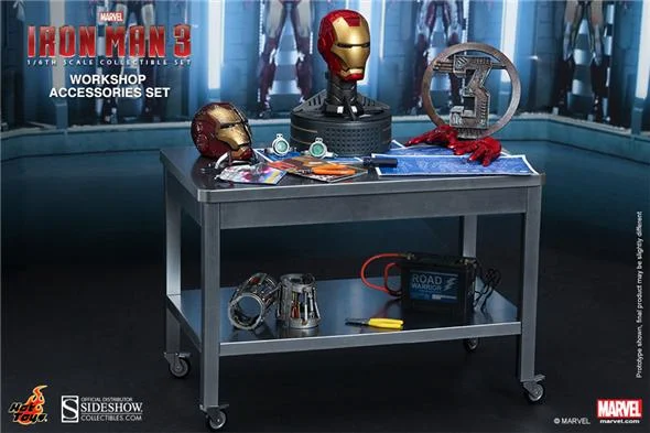 1/6 HOT TOYS - IRON MAN WORKSHOP ACCESSORIES SET