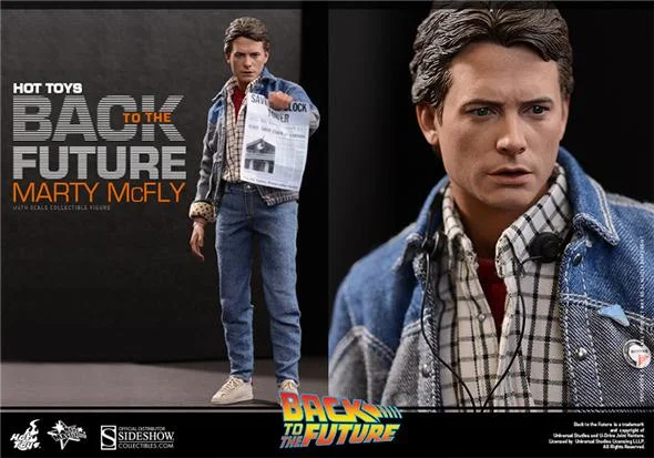 1/6 HOT TOYS - RITORNO AL FUTURO - MARTY MCFLY
