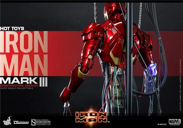 1/6 HOT TOYS - IRON MAN MARK 3 CONSTRUCTION VER.