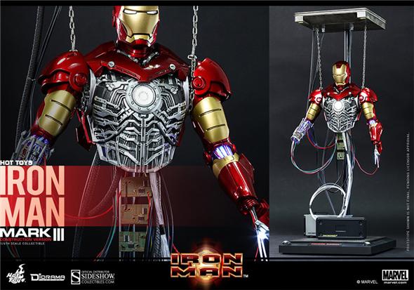 1/6 HOT TOYS - IRON MAN MARK 3 CONSTRUCTION VER.