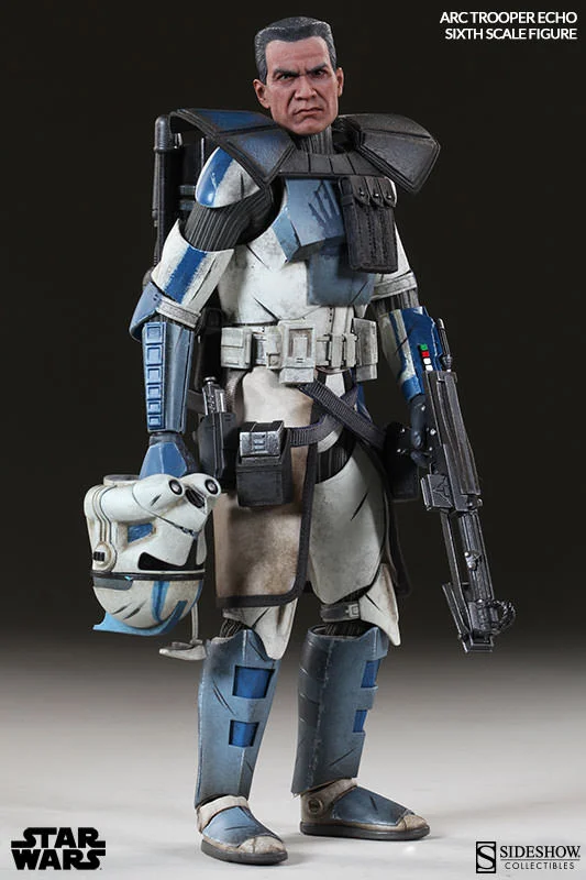 1/6 SIDESHOW TOYS - STAR WARS ARC CLONE TROOPER ECHO PHASE 2