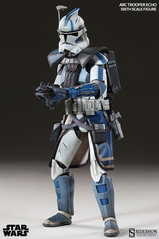 1/6 SIDESHOW TOYS - STAR WARS ARC CLONE TROOPER ECHO PHASE 2