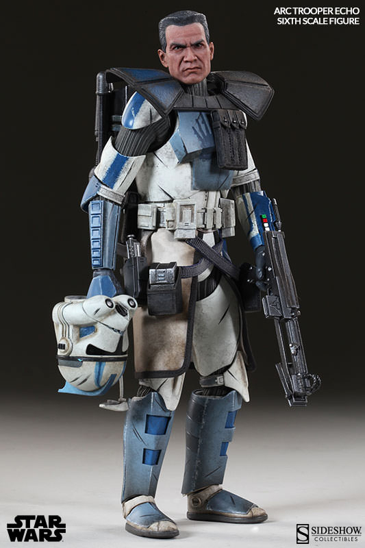 1/6 SIDESHOW TOYS - STAR WARS ARC CLONE TROOPER ECHO PHASE 2