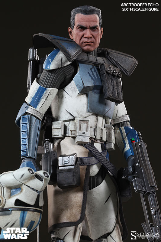 1/6 SIDESHOW TOYS - STAR WARS ARC CLONE TROOPER ECHO PHASE 2