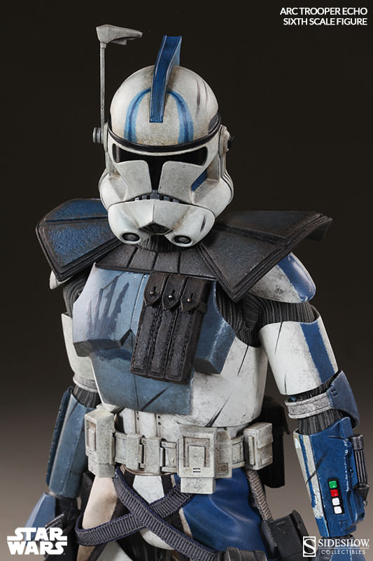 1/6 SIDESHOW TOYS - STAR WARS ARC CLONE TROOPER ECHO PHASE 2
