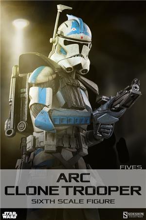 1/6 SIDESHOW TOYS - STAR WARS ARC CLONE TROOPER FIVES PHASE 2