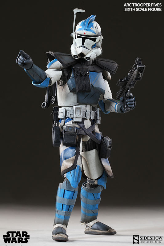 1/6 SIDESHOW TOYS - STAR WARS ARC CLONE TROOPER FIVES PHASE 2