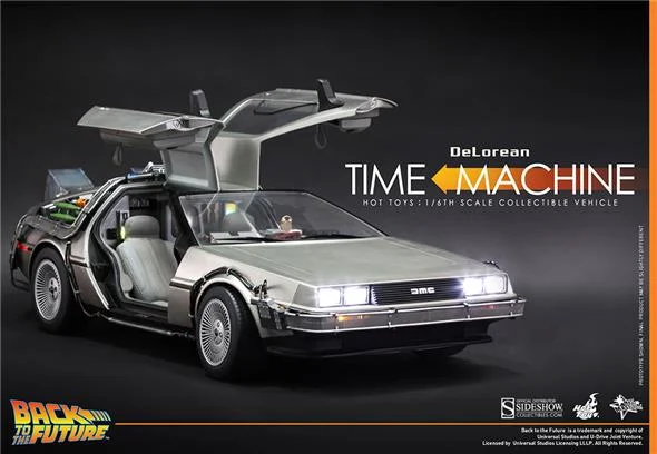 1/6 HOT TOYS - RITORNO AL FUTURO - DELOREAN