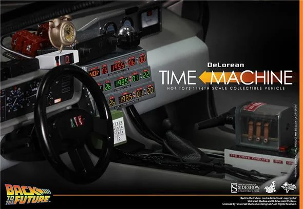 1/6 HOT TOYS - RITORNO AL FUTURO - DELOREAN
