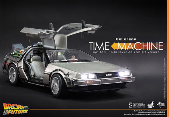 1/6 HOT TOYS - RITORNO AL FUTURO - DELOREAN