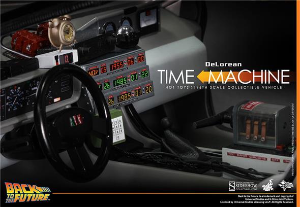 1/6 HOT TOYS - RITORNO AL FUTURO - DELOREAN