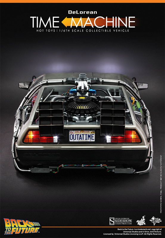 1/6 HOT TOYS - RITORNO AL FUTURO - DELOREAN