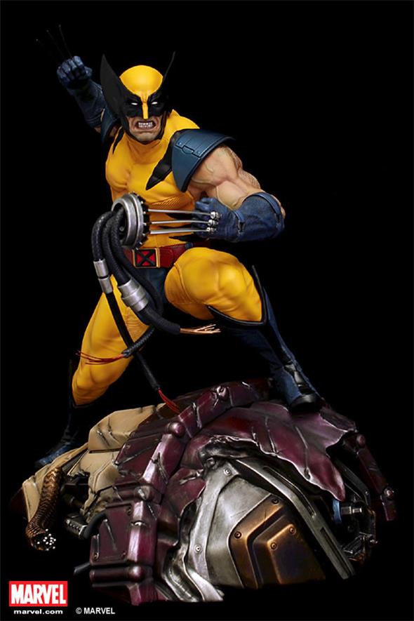 1/4 (XM STUDIOS) WOLVERINE ON SENTINEL HEAD