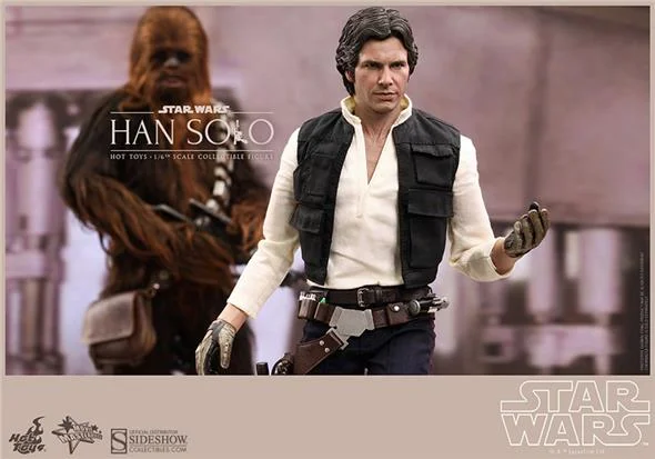 1/6 HOT TOYS - STAR WARS HAN SOLO AND CHEWBACCA SET