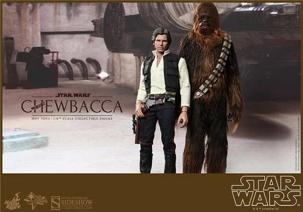 1/6 HOT TOYS - STAR WARS HAN SOLO AND CHEWBACCA SET