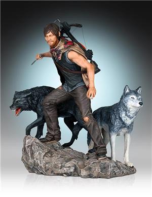 WALKING DEAD DARYL AND WOLVES STATUE
