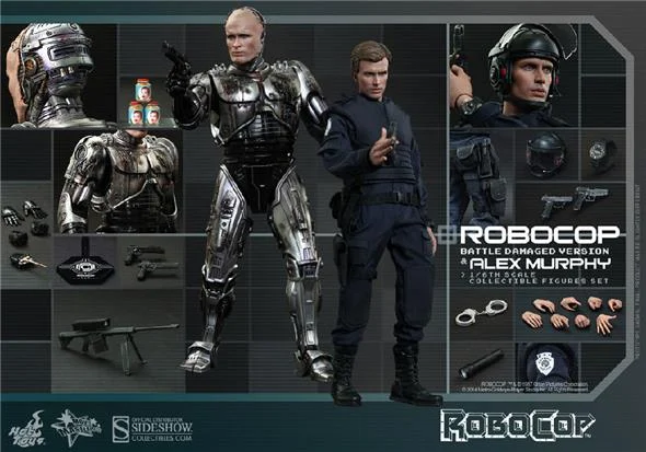 1/6 HOT TOYS - ROBOCOP BATT DAM & MURPHY