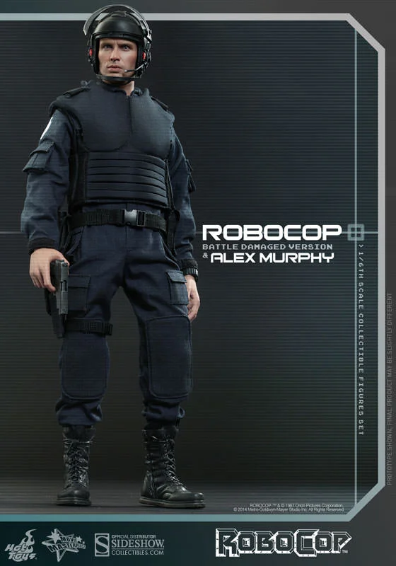 1/6 HOT TOYS - ROBOCOP BATT DAM & MURPHY