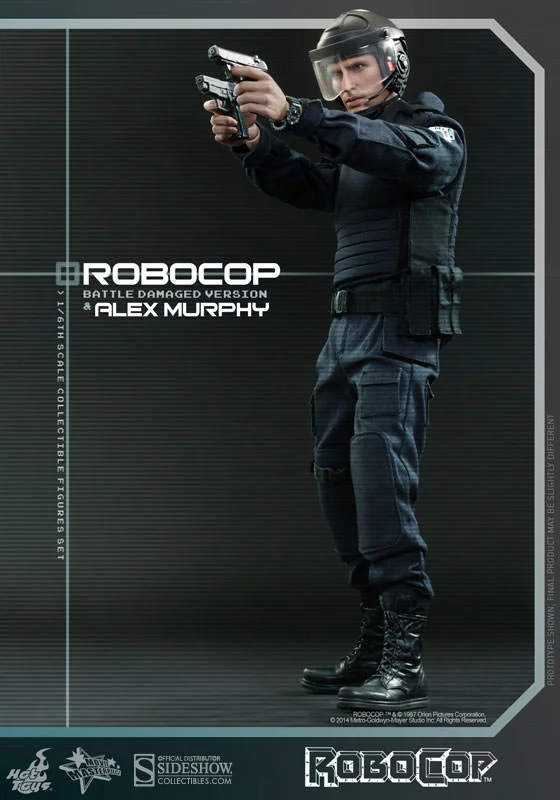 1/6 HOT TOYS - ROBOCOP BATT DAM & MURPHY