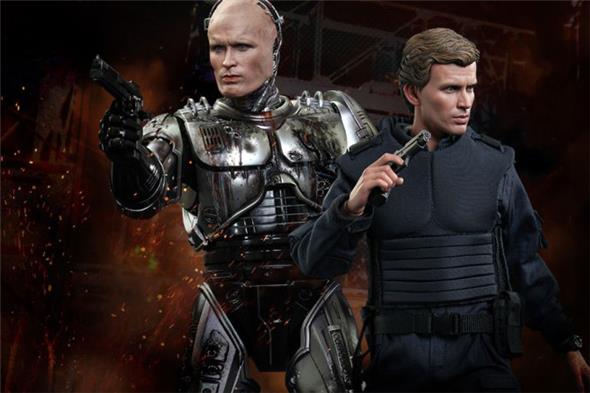 1/6 HOT TOYS - ROBOCOP BATT DAM & MURPHY
