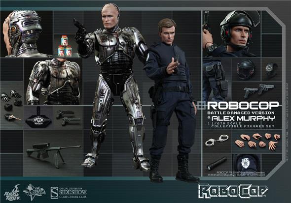 1/6 HOT TOYS - ROBOCOP BATT DAM & MURPHY