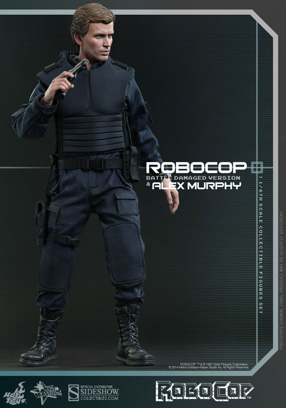 1/6 HOT TOYS - ROBOCOP BATT DAM & MURPHY