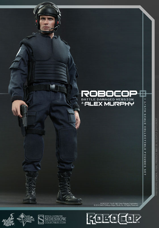 1/6 HOT TOYS - ROBOCOP BATT DAM & MURPHY