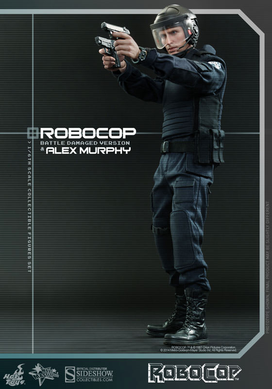1/6 HOT TOYS - ROBOCOP BATT DAM & MURPHY