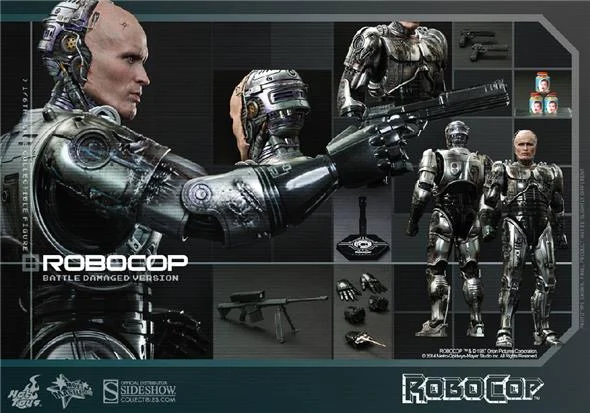 1/6 HOT TOYS - ROBOCOP BATTLE DAMAGE
