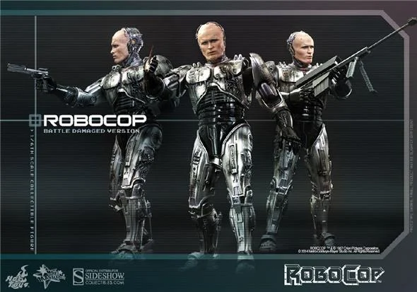 1/6 HOT TOYS - ROBOCOP BATTLE DAMAGE