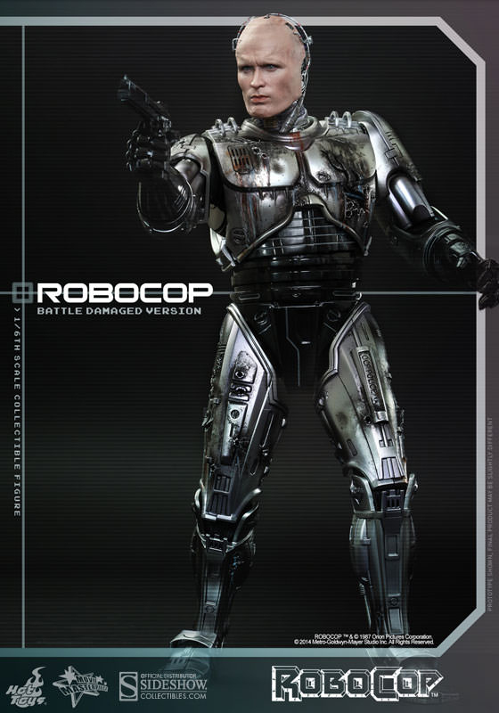 1/6 HOT TOYS - ROBOCOP BATTLE DAMAGE