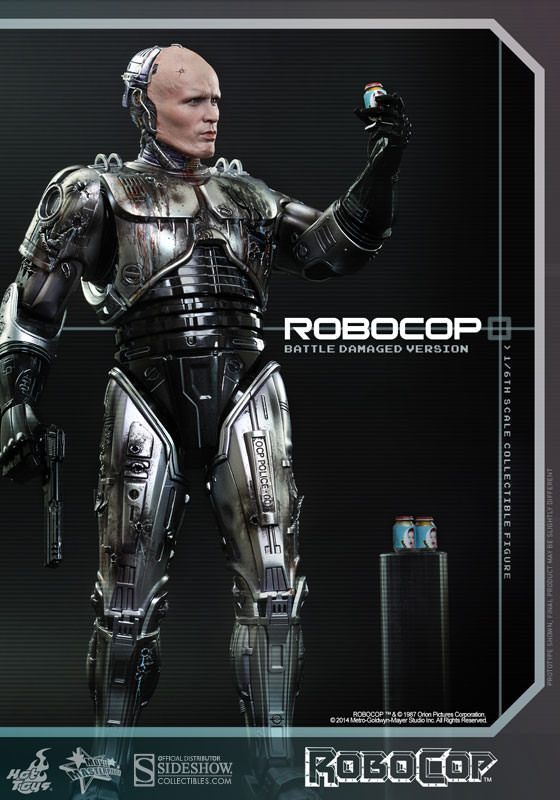 1/6 HOT TOYS - ROBOCOP BATTLE DAMAGE