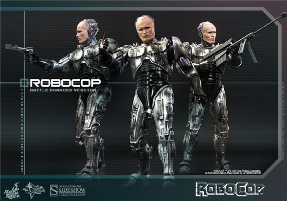 1/6 HOT TOYS - ROBOCOP BATTLE DAMAGE