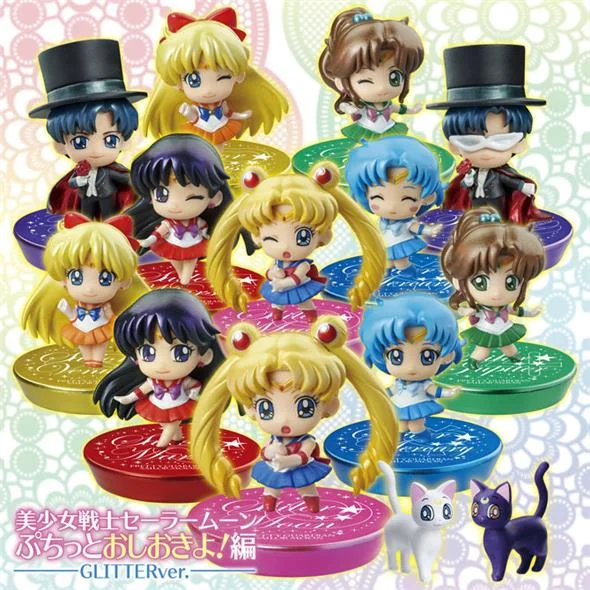 SAILOR MOON PETIT CHARA SOLDIERS GLITTER PUNISH (BOX DA 6)