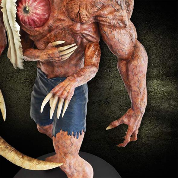 RESIDENT EVIL WILLIAM BIRKIN STATUE
